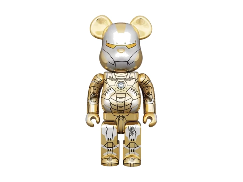 Bearbrick x Hajime Sorayama x Marvel Iron Man Reverse 400% · back
